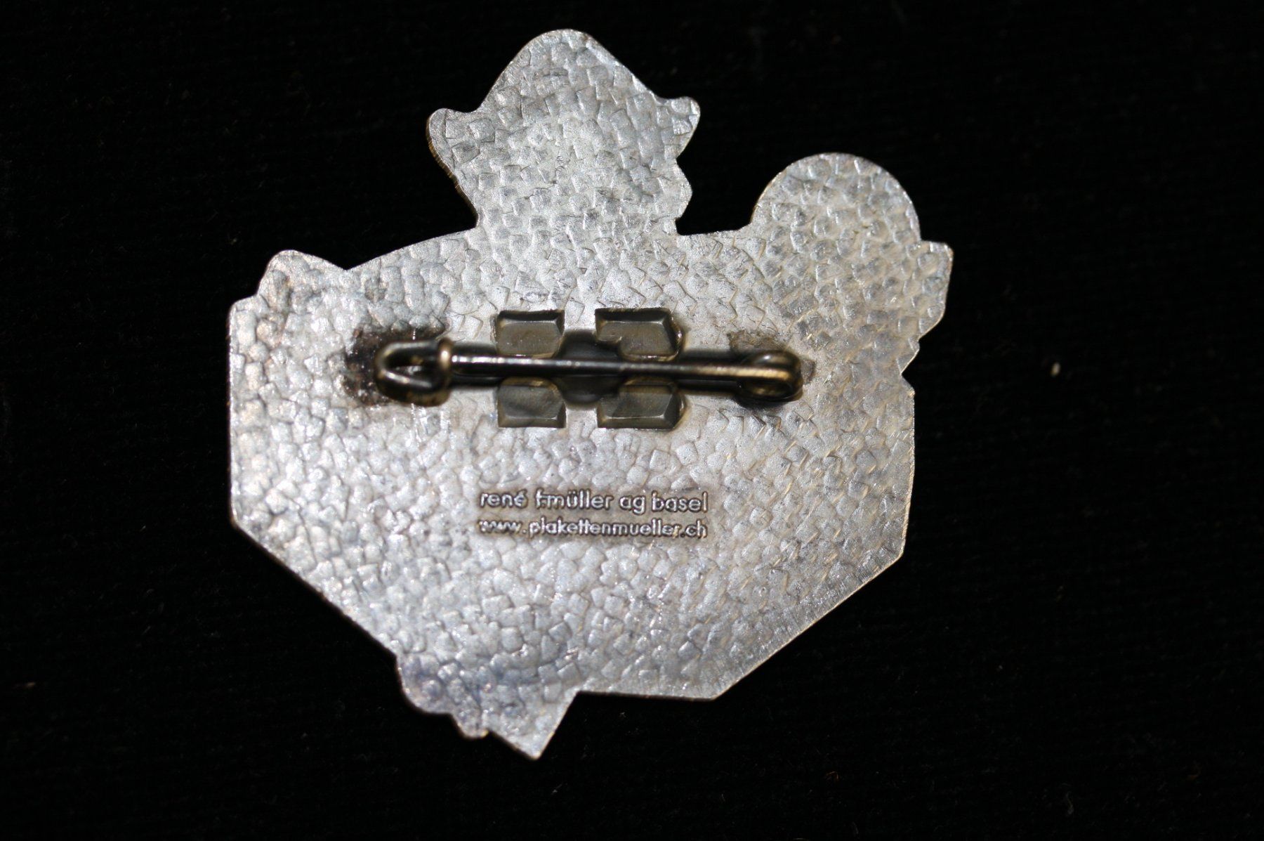 Basler Placchette & Badge: Basler Fasnachts 2001 Silber – Usato da Allschwil venduto da Schluurbi605 1