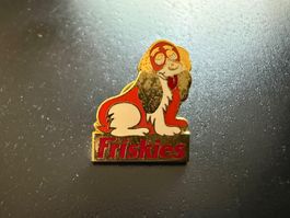 Friskies Hunde Pin/Anstecker, Vintage, Selten, Top Zustand!