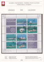 Lemanex Block 1978 mit franz.ET Stempel