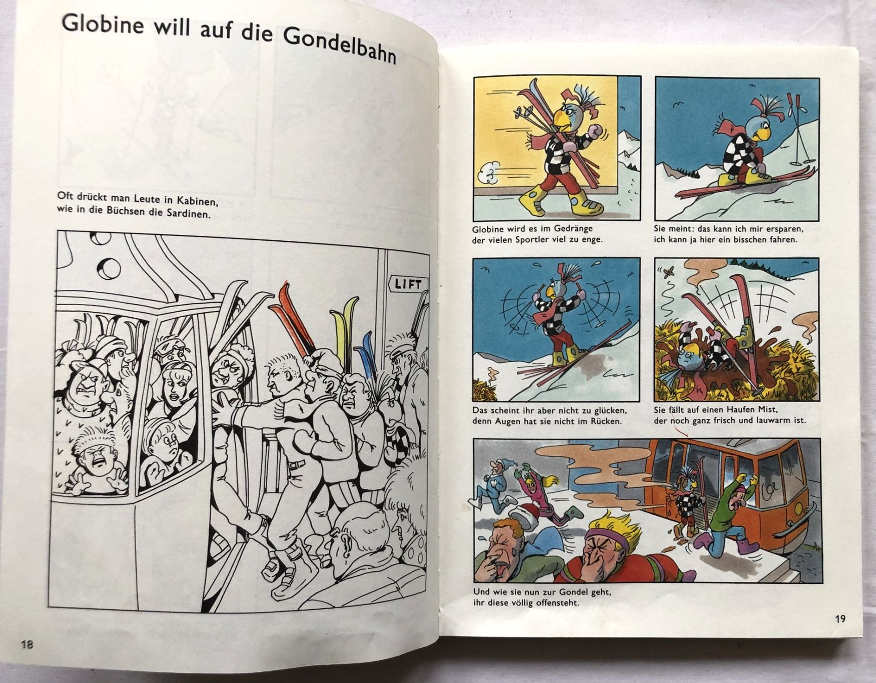 Comics: Globine im Schnee - 1.Auflage 1989 – Gebraucht aus Schaffhausen von durruti 5