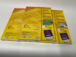 3x Avery Zweckform Etiketten 105 x 148 mm NEU & OVP