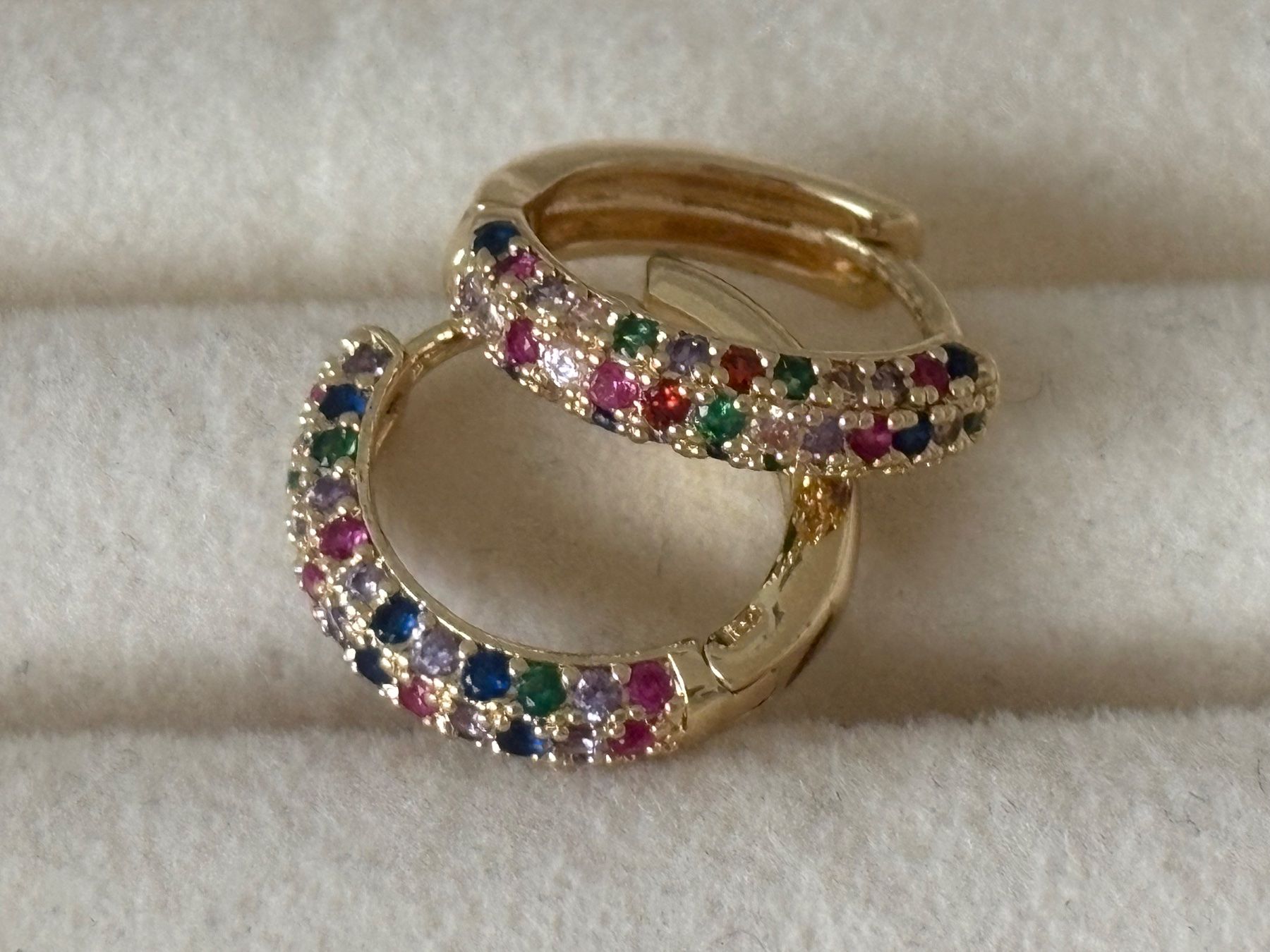 Orecchini pendenti & Orecchini a lobo: Luxus Elegante Ohrstecker Ohrschmuck Multicolore Farbe:Gold – Nuovo (secondo la descrizione) da Biel-Bienne venduto da Roserosse13 5