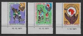 SÉNÉGAL 1971 "Basket Ball" Michel Nr. 476/78 **