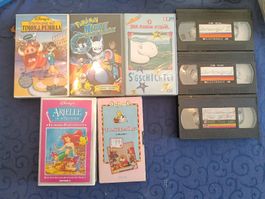 VHS Sammlung – Pokémon Mewtu, Disney und mehr