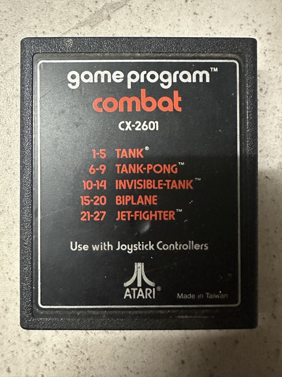 Atari Giochi: Atari 2600 Combat Spielmodul CX-2601 – Usato da Kestenholz venduto da Matti_10