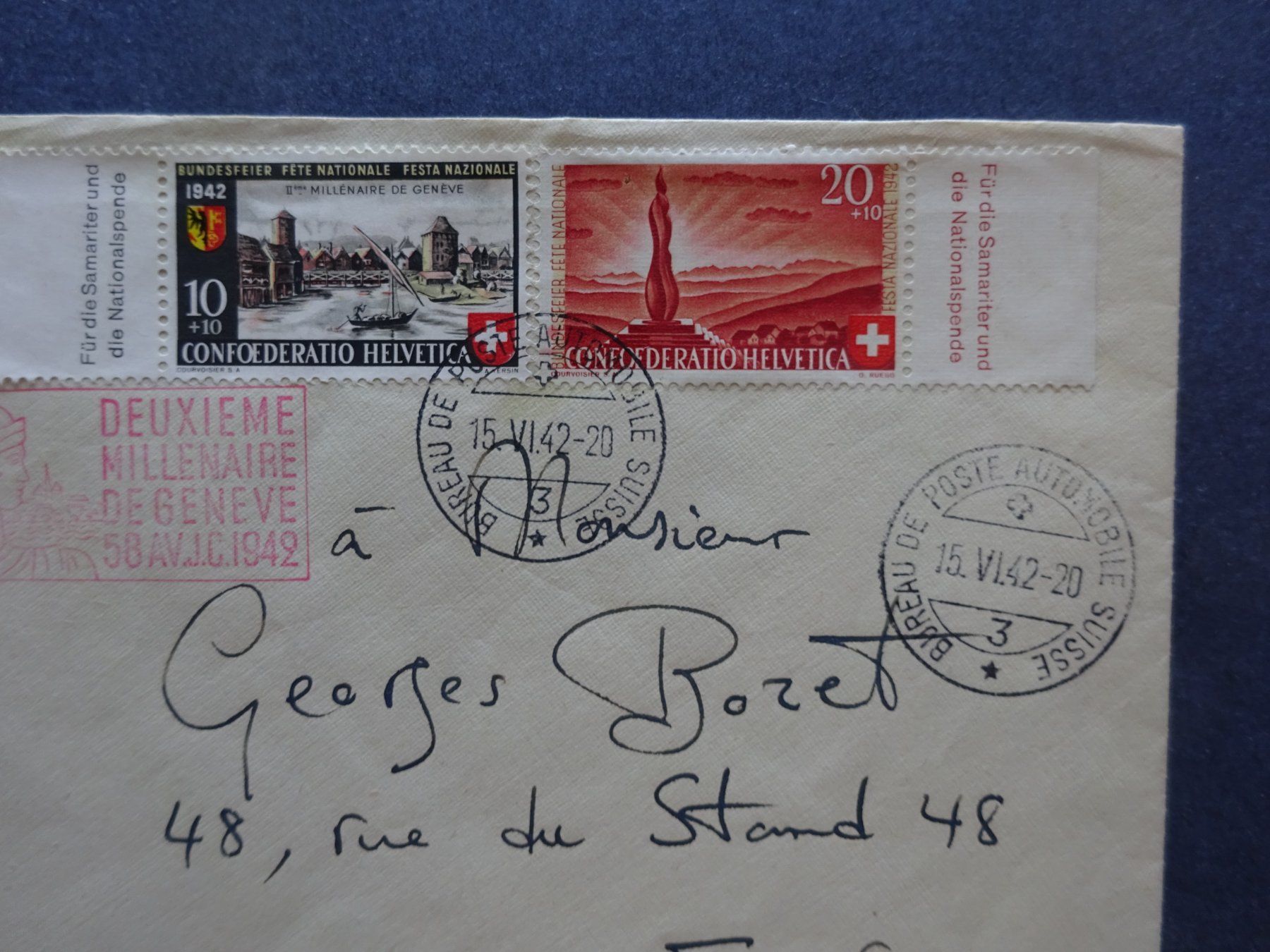 Tutti i francobolli: 1942 Pro Patria FDC   - SBK2026  175.00 – Usato da Appenzell-Steinegg venduto da adi1975 2