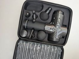JINDAOUI Massage Gun / Massagepistole mit Aufsätzen & Etui