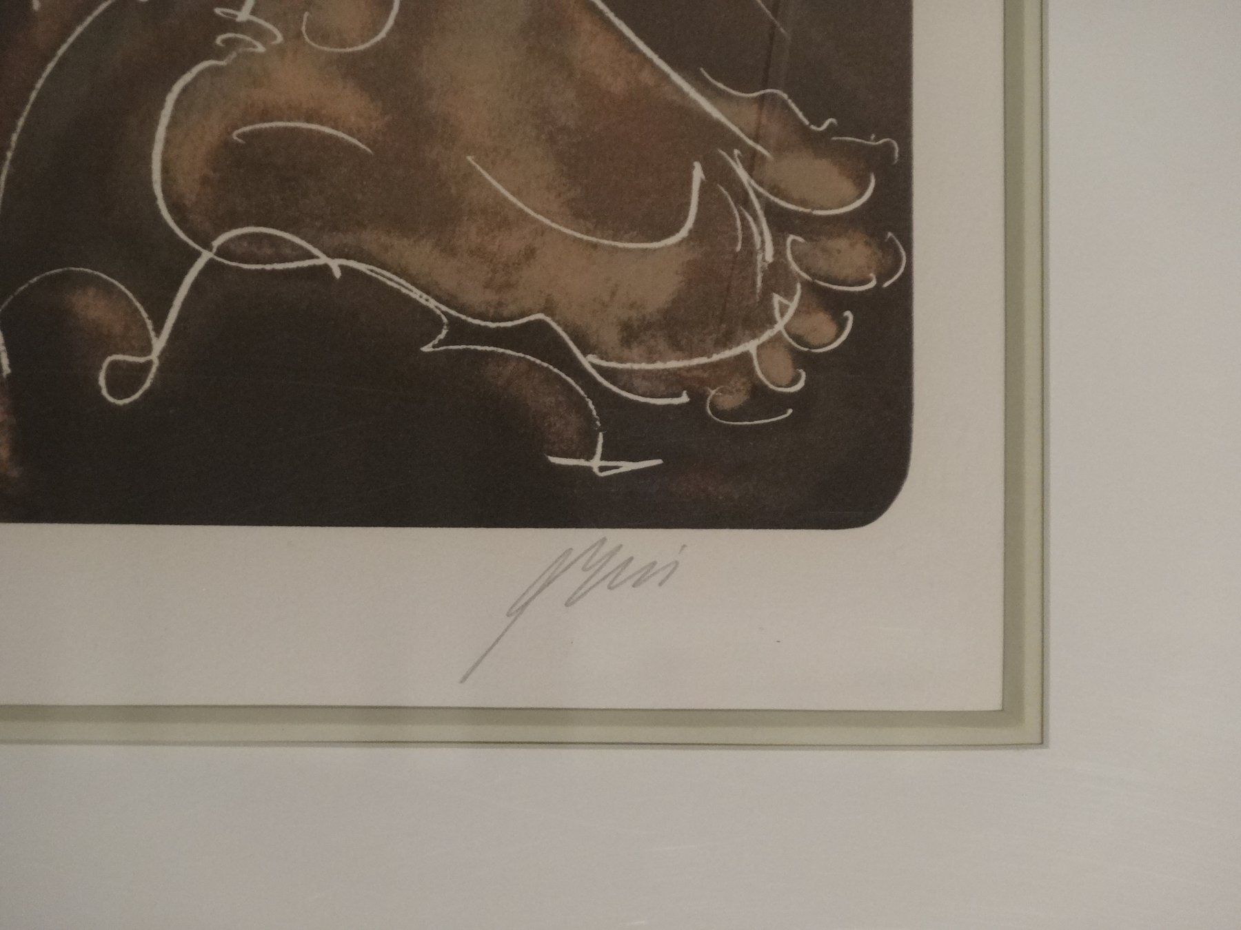 Grafiken & Lithographien: Originallithographie: "Liebespaar", Hans Erni 10/150 – Gebraucht aus Allschwil von FindeAuserlesenes 3