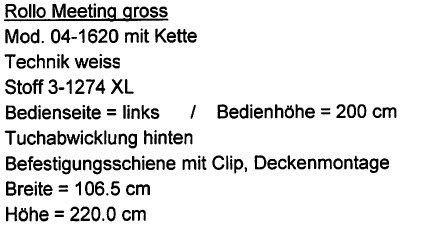 Vorhänge: Weisse Fensterrollos 106.5x220 cm – Gebraucht aus Zürich von BGPZH 7