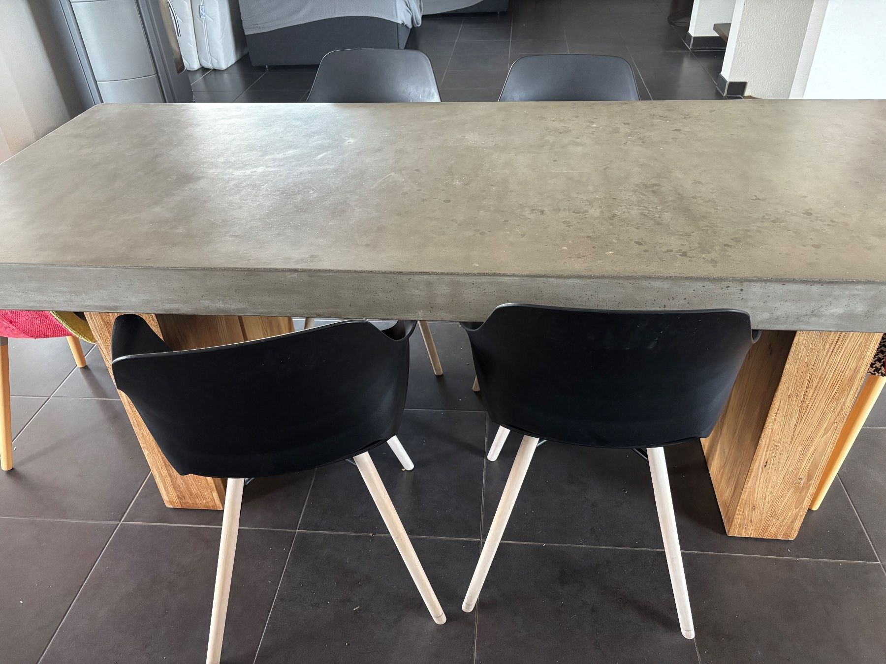 Tavoli: Table Béton et bois – Usato da Courtion venduto da joh_bx8m 1