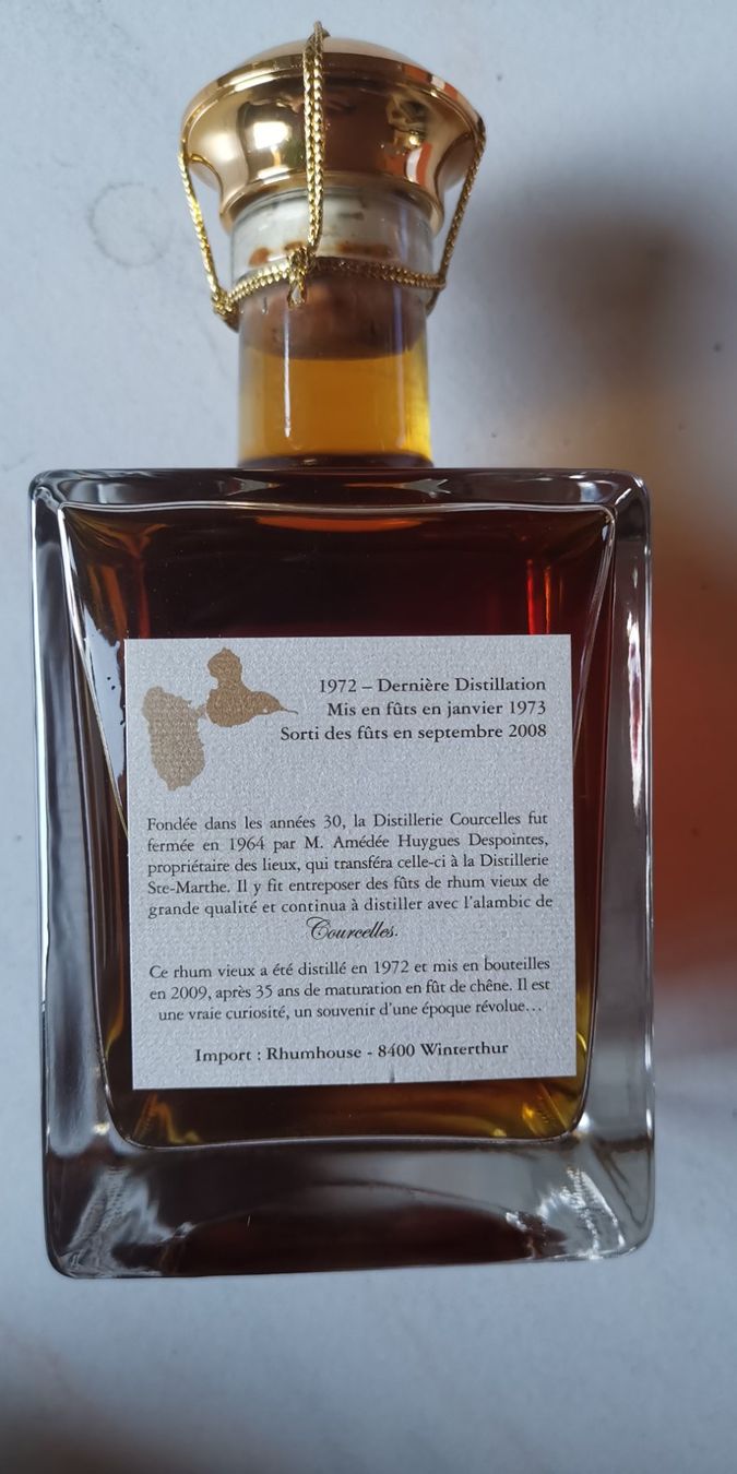 Spirituosen: Rhum Courcelles 1972, 50cl, 58Vol% – Gebraucht aus Hausen AG von inf_c5y7 1