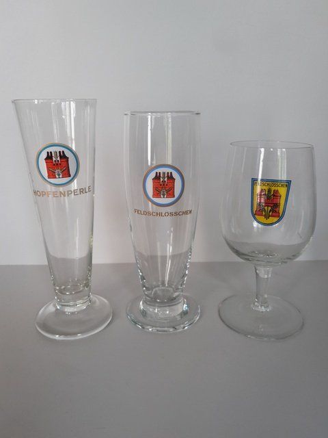 Feldschlösschen Verres: Bier Brauerei Feldschlösschen Gläser – D'occasion à St.Gallen par Stocken64 2