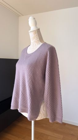 Bongenie Grieder 100% Kaschmir Pullover Flieder S