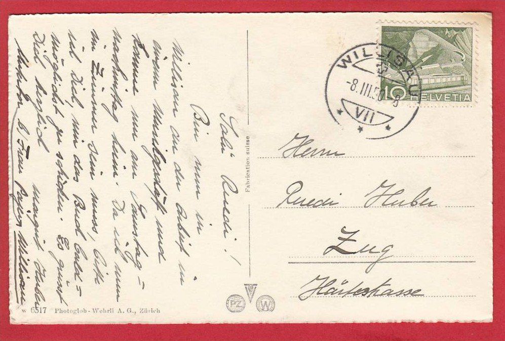 Cartoline postali: WILLISAU – Usato da Grüningen venduto da Kartenlaube 1