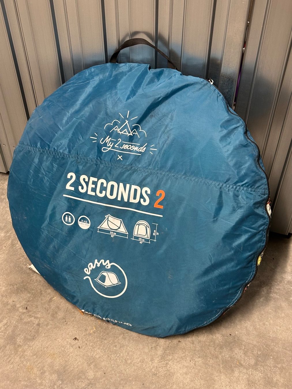 Decathlon Tende : Tente Quechua 2 Seconds 2 places pop-up – Usato da Sion venduto da nicolas99 1