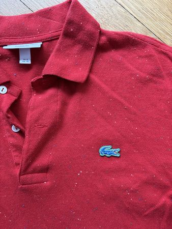 Lacoste Polo Rot Grösse XS Classic Fit guter Zustand