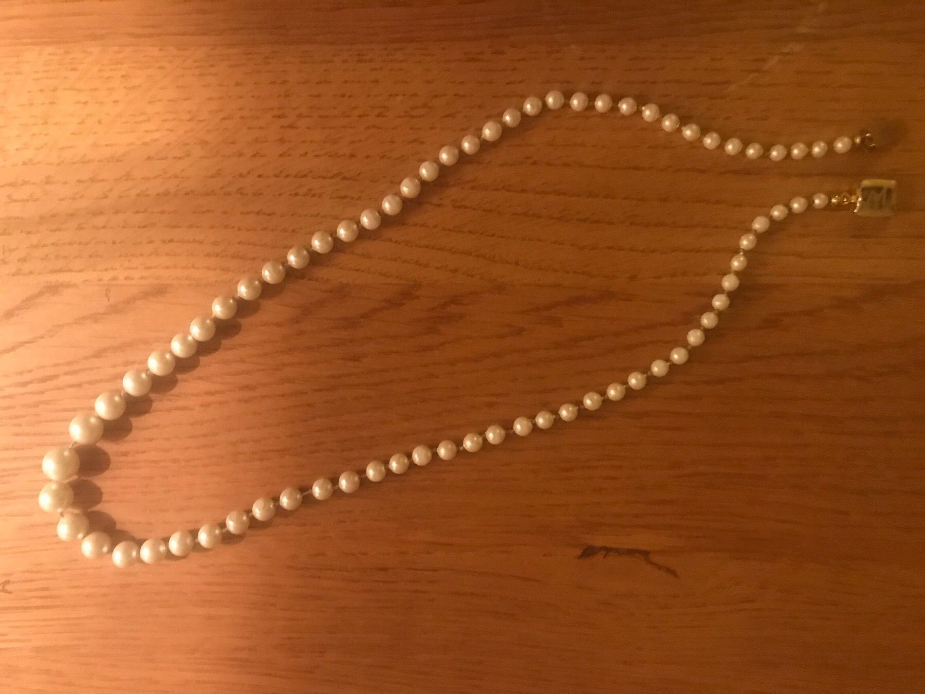 Catenine: Perlenkette Halskette 50cm – Usato da Ebmatingen venduto da dartim 1