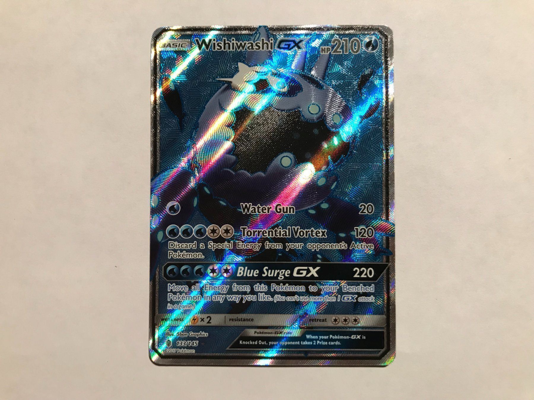 Pokémon Sammelbilder & Trading cards: Wishiwashi GX FullArt – Gebraucht aus Hagendorn von Pokecollectorch 1