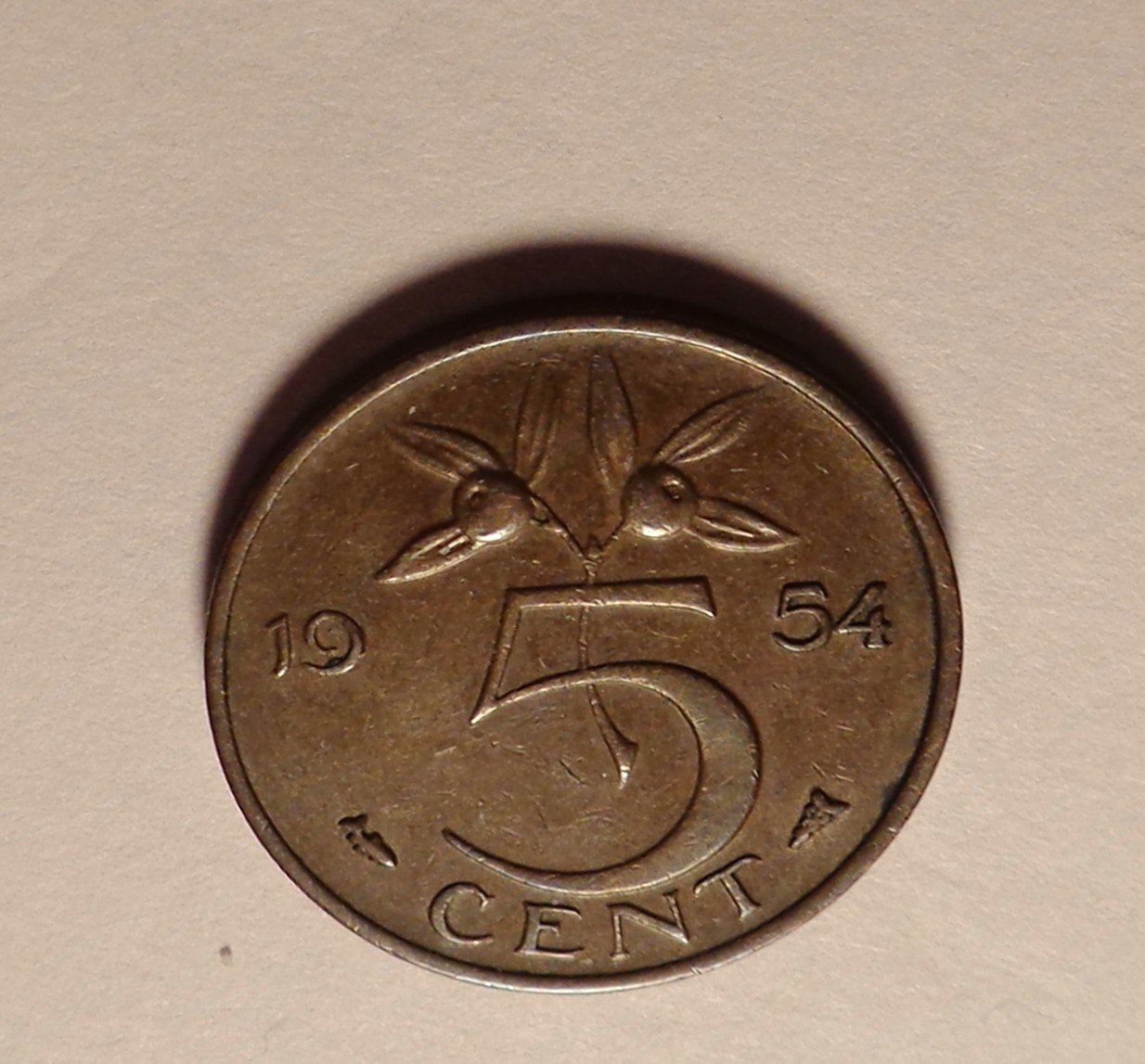 Toutes les monnaies: 5 Cent Holland 1954 – D'occasion à Kriens par TSCH1