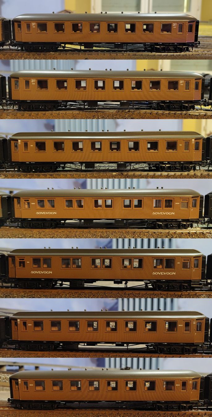 Roco Modellini di ferrovie: Roco Train de nuit norvégien NSB "Bois" – Usato da Bevaix venduto da matt_opp 1