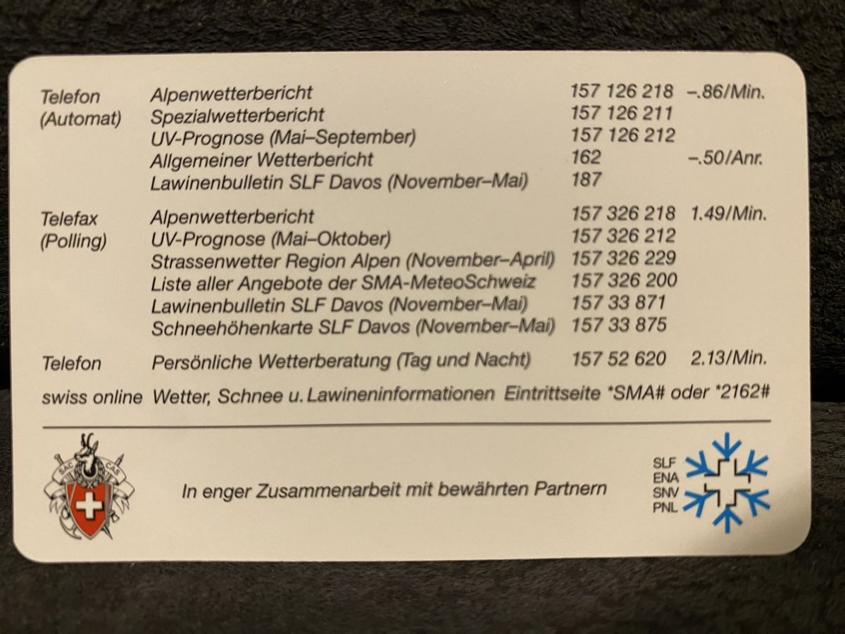 Telefon- & Taxkarten: Carte – Gebraucht aus Lausanne von babacard10 1