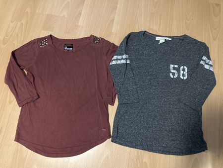 2 Langarmshirts Gr.S