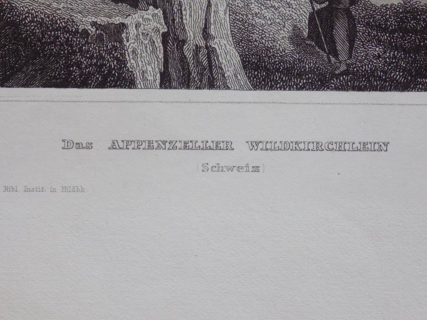 Incisioni: Wildkirchlein Appenzell – Usato da Risch venduto da Rischli15 2