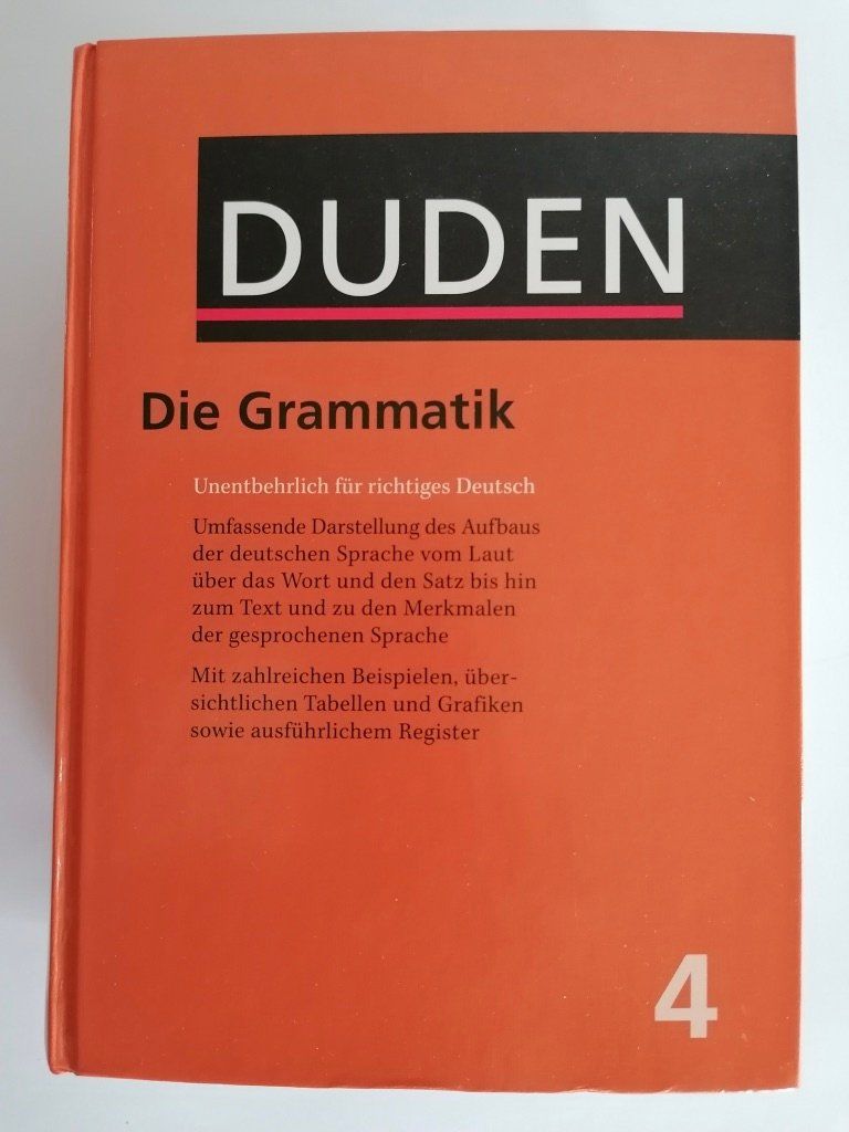 Bücher: DUDEN - Die Grammatik - 7 . Auflage 2006 – Gebraucht aus Ermenswil von easyric