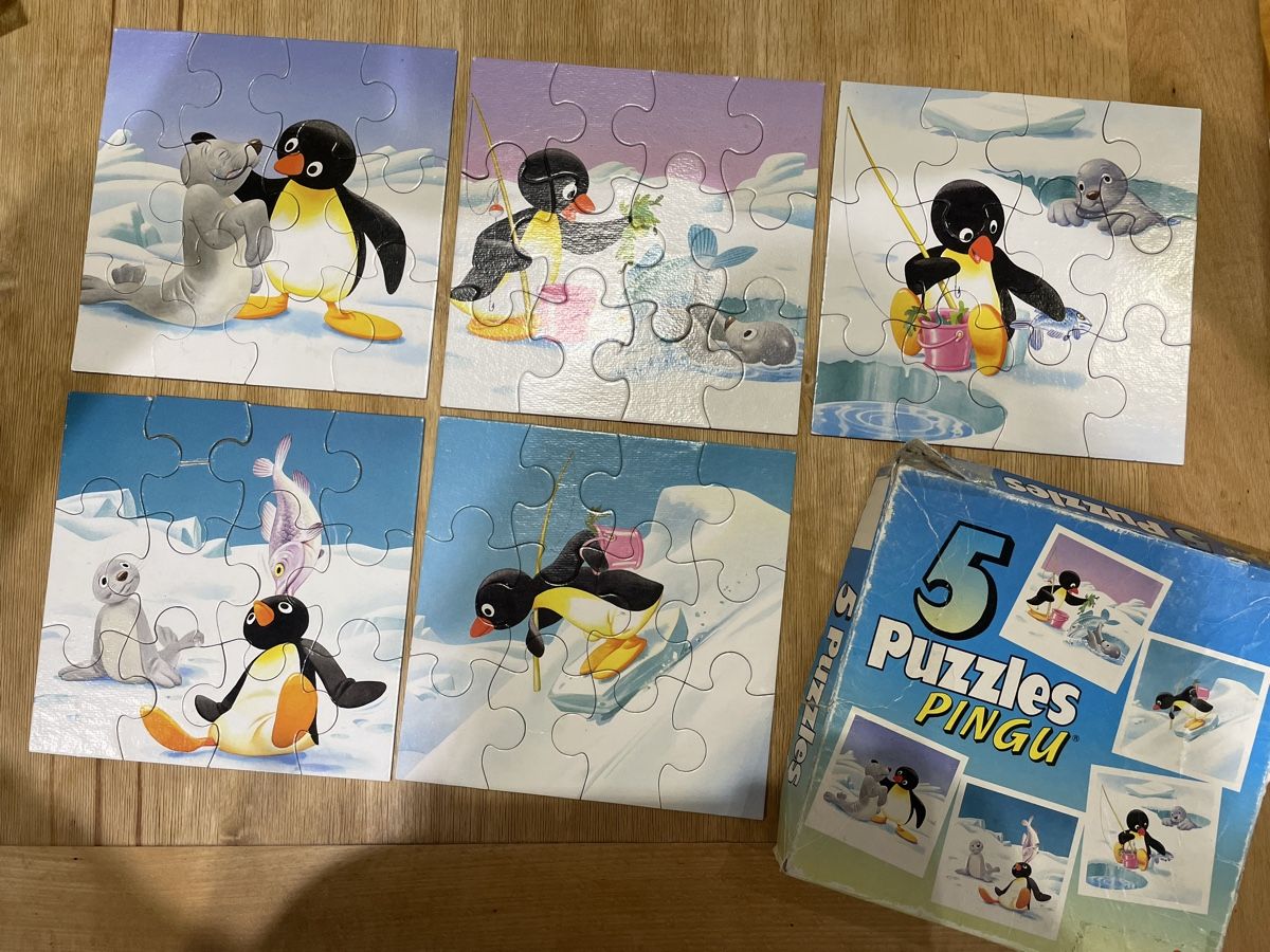 Puzzles: 5 PINGU Puzzles SRG SSR – Gebraucht aus Hinwil von Birebaum_1