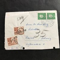 NP Brief aus Deutschland mit T-Entwertung auf Zst 304, 2 mal