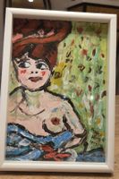 Original Acrylgemälde signiert 2016  Frauenporträt