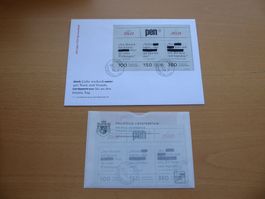Interessanter Block Beleg Liechtenstein