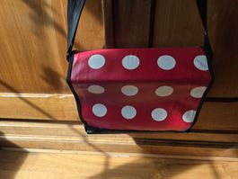 Kultige Wechsel Tasche Kunststoff Umhänge Bag Handtasche