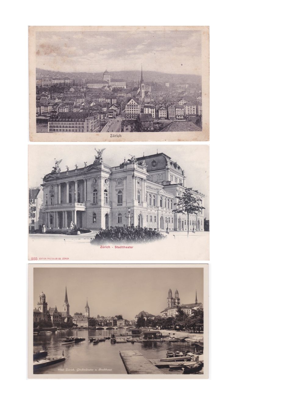 Cartoline postali: Konvolut Zürich – Usato da Baar venduto da dokuba 8