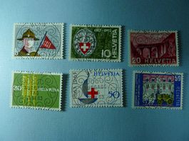 1963 Werbemarken ET Vollstempel 395-400