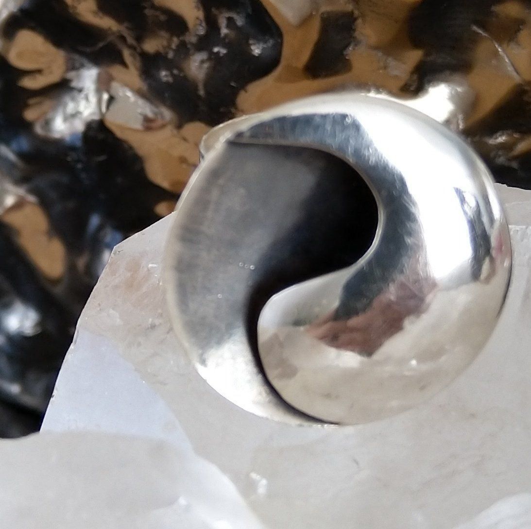 Ringe: MODERNER  RING in 925 SILBER – Gebraucht aus Romanshorn von Glitzer-Paradies