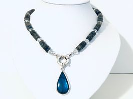 Labradorite Necklace - Sterling Silver