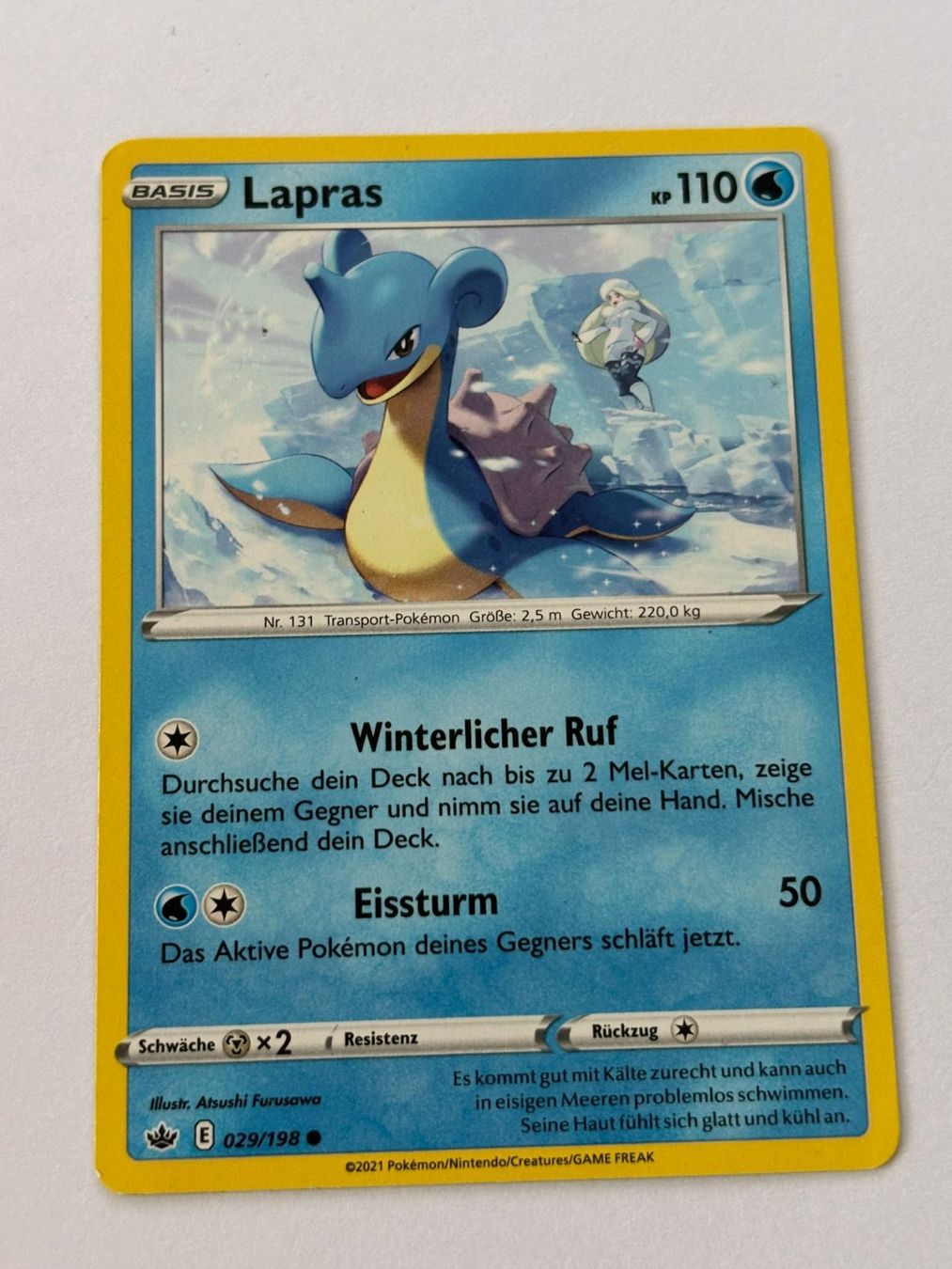 Pokémon Carte collezionabili: Lapras 029/198 – Usato da Herisau venduto da Seyashop_2