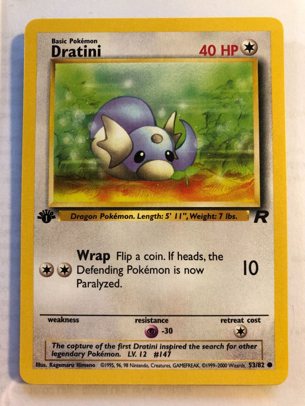 Cartes à collectionner: Dratini 1st Team Rocket - MINT - ab 1.- – D'occasion à Giubiasco par dan_pr8b
