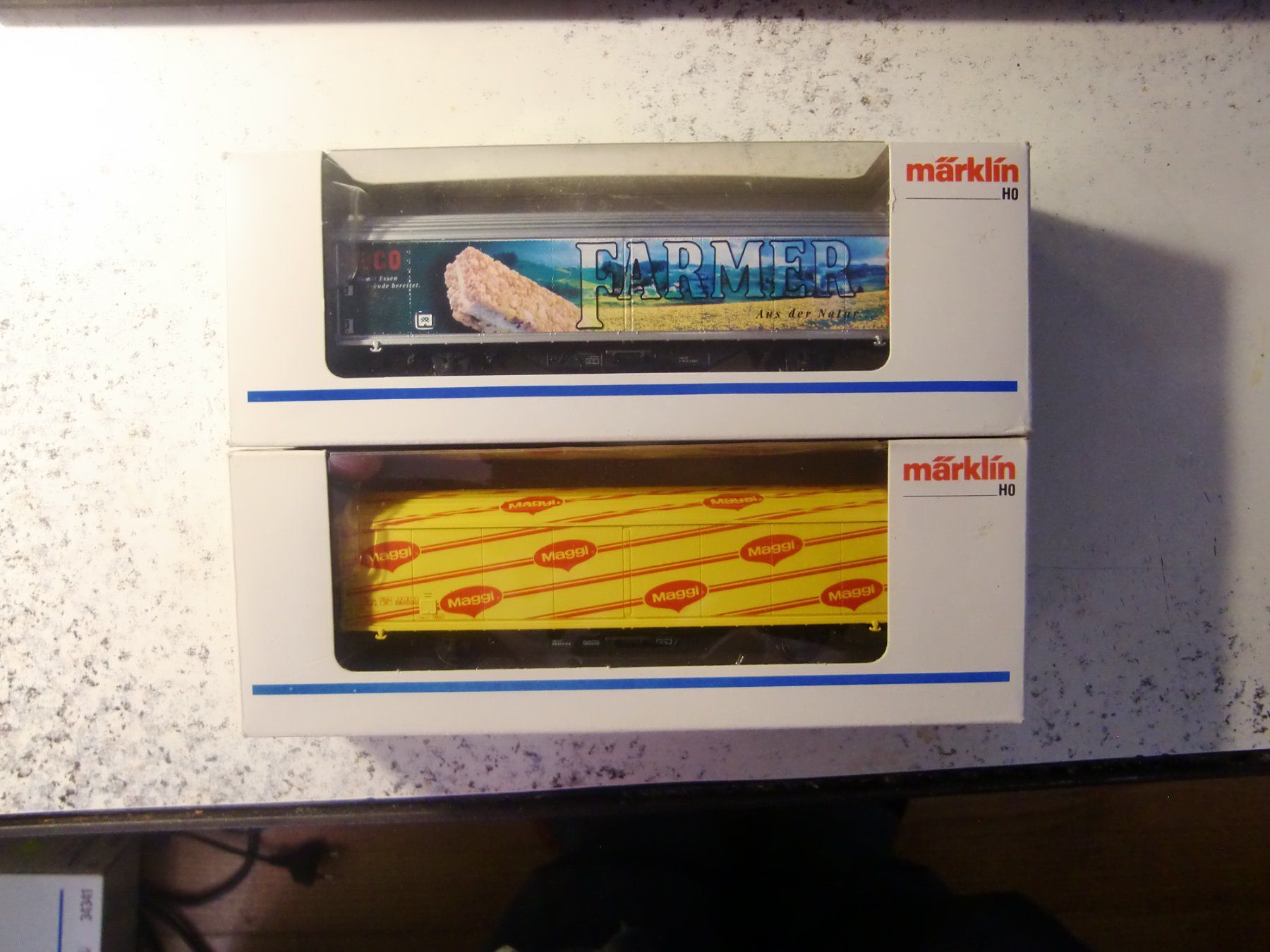 Märklin Modellini di ferrovie: Güterwagen 4835 / 4735.947 2Stck. OVP – Nuovo (secondo la descrizione) da Obergerlafingen venduto da danibutton