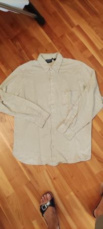 DKNY Hemd, Beige, Herren Hemd, Grösse XL, Top Zustand