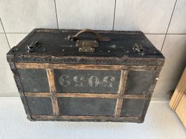 Alte Militärkoffer, Vintage, Dekoration.