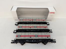 Märklin Container Tragwagen  der DB
