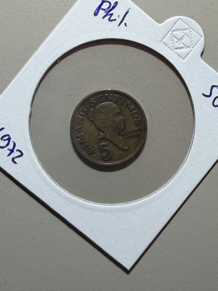 Toutes les monnaies: Philippines- 5 cents - 1972 – D'occasion à Payerne par Mike1682