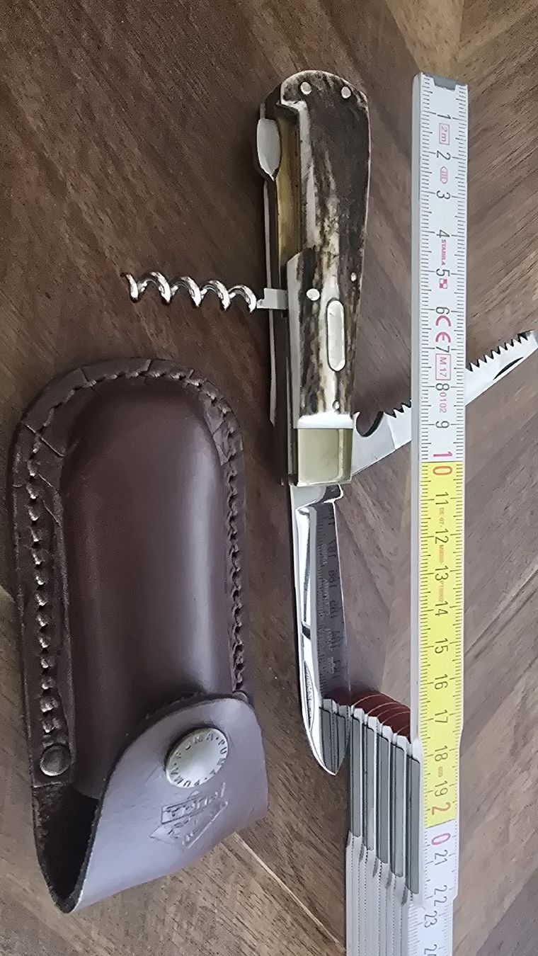 Puma Coltelli tascabile: Puma Jagdtaschenmesser mit Koppeltasche – Usato da Zürich venduto da rolf290 4