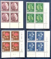 1948  Schweiz / Pro Juventute Viererblöcke  ** mit TABS !!