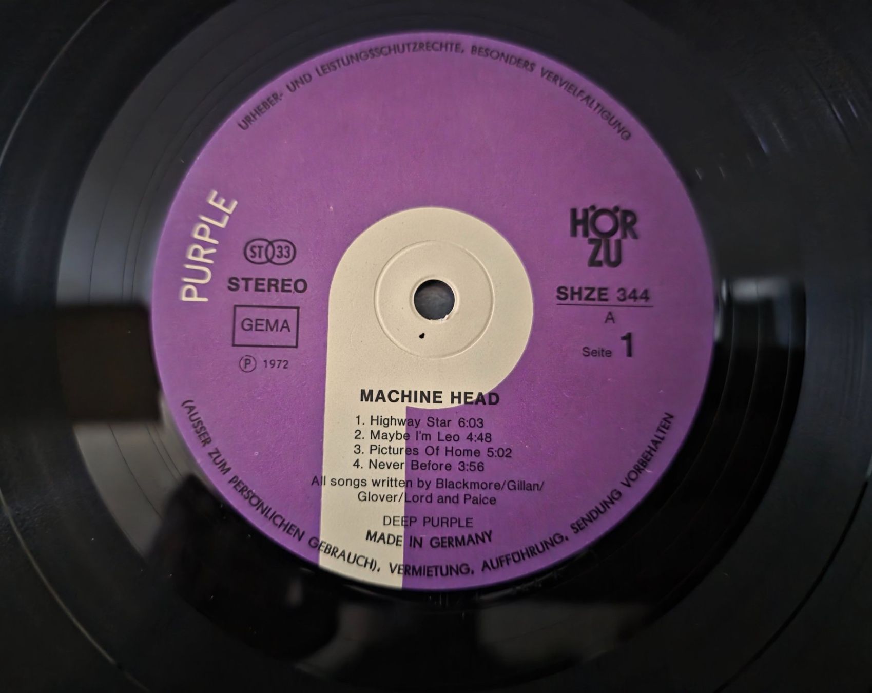 Dischi in vinile: Deep Purple LP – Machine Head – Usato da Root venduto da atelier22 3