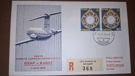 Swissair Genf - Rabat 01.07.1976