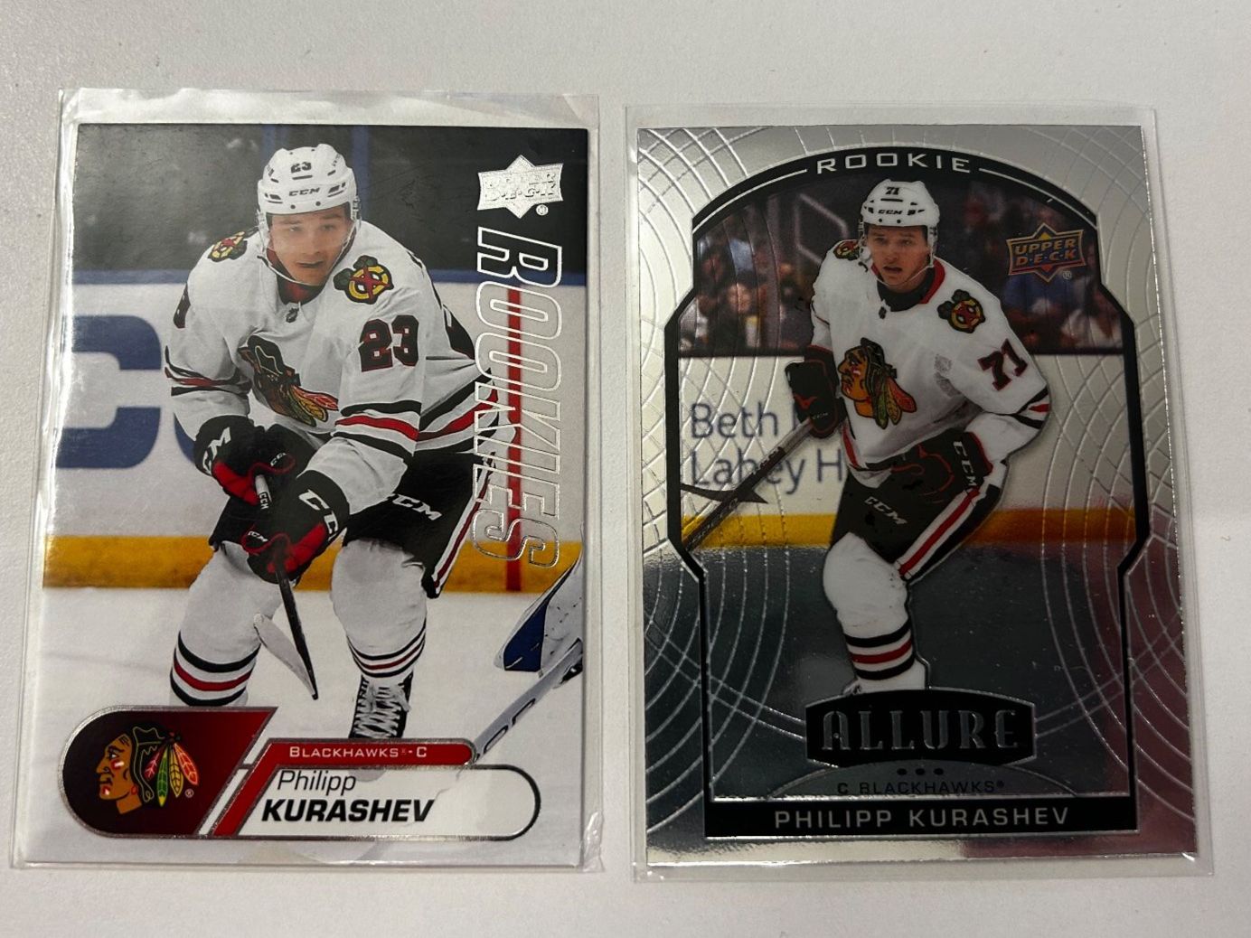 NHL Carte collezionabili: Upper Deck NHL 2x Philipp Kurashev Sportscards – Usato da Oberwil-Lieli venduto da Mhd 1