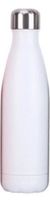 Trinkflasche 0.5 L Edelstahl (weiss) - Gratis Versand